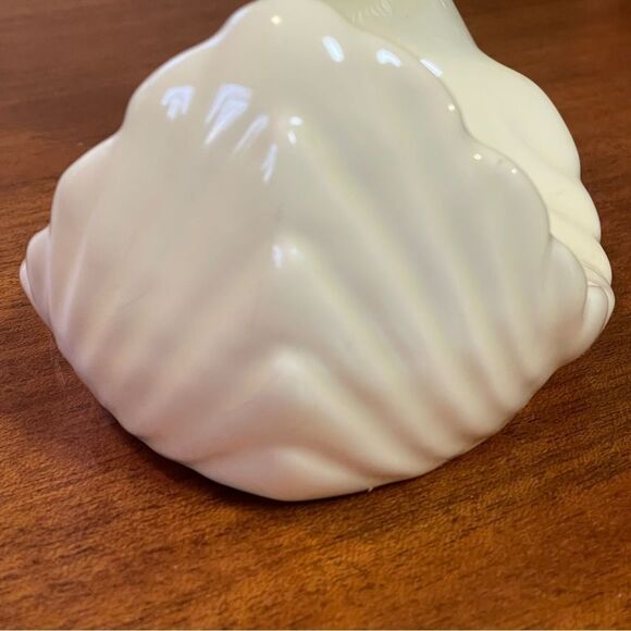 Vintage 80’s Andre Richard Japan Ceramic Swan Hand Towel Holder Soap Dish Cream - Picture 7 of 14